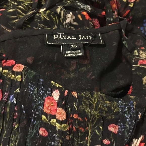 New Anthropologie Massima pleated maxi dress XS S L - Picture 8 of 9